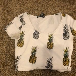 Pineapple crop top